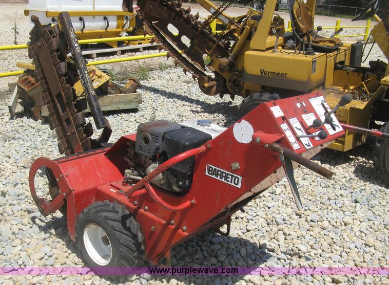 image for item K8706 Barreto 1324-D walk behind trencher