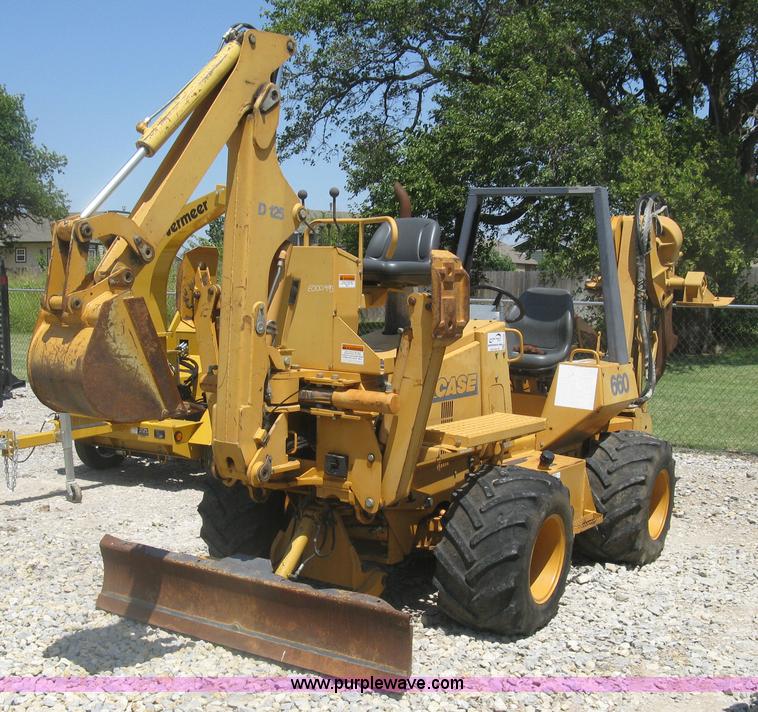 image for item K8708 1996 Case 660 trencher
