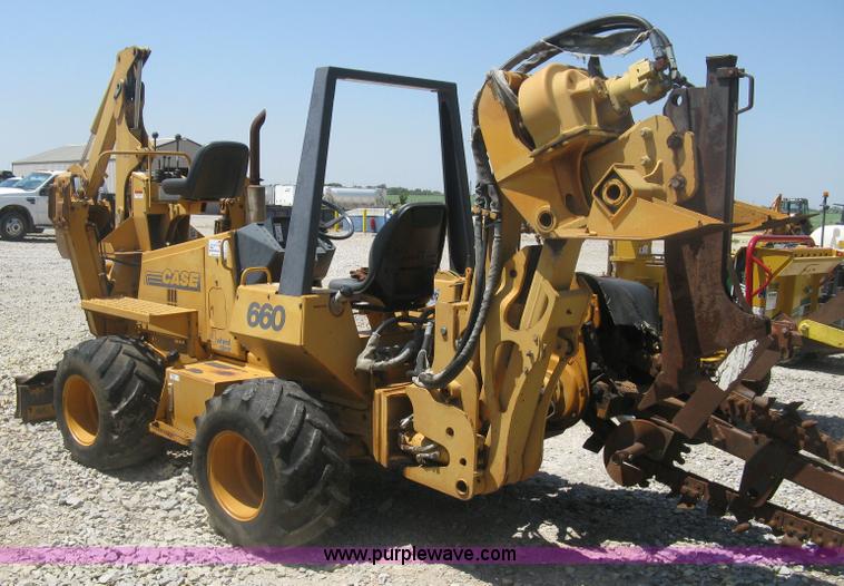 image for item K8708 1996 Case 660 trencher