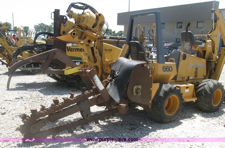 image for item K8708 1996 Case 660 trencher
