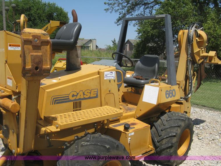image for item K8708 1996 Case 660 trencher