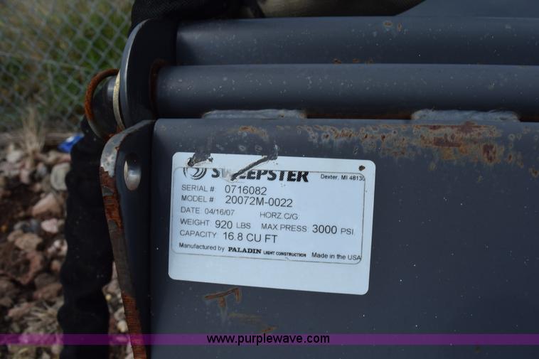 image for item L3489 Sweepster 20072M-0022 skid steer broom