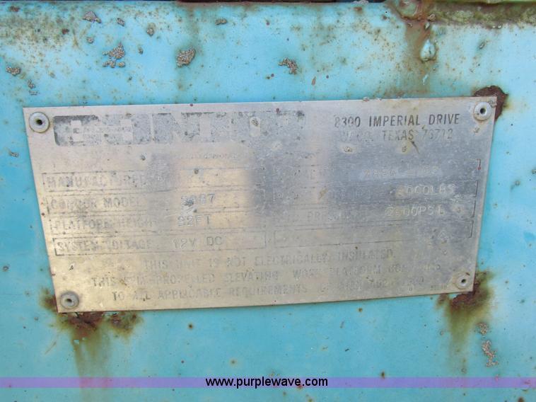 image for item L4010 Condor 3887 scissor lift