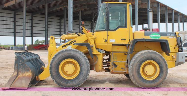 image for item L4368 2002 Komatsu WA270 wheel loader
