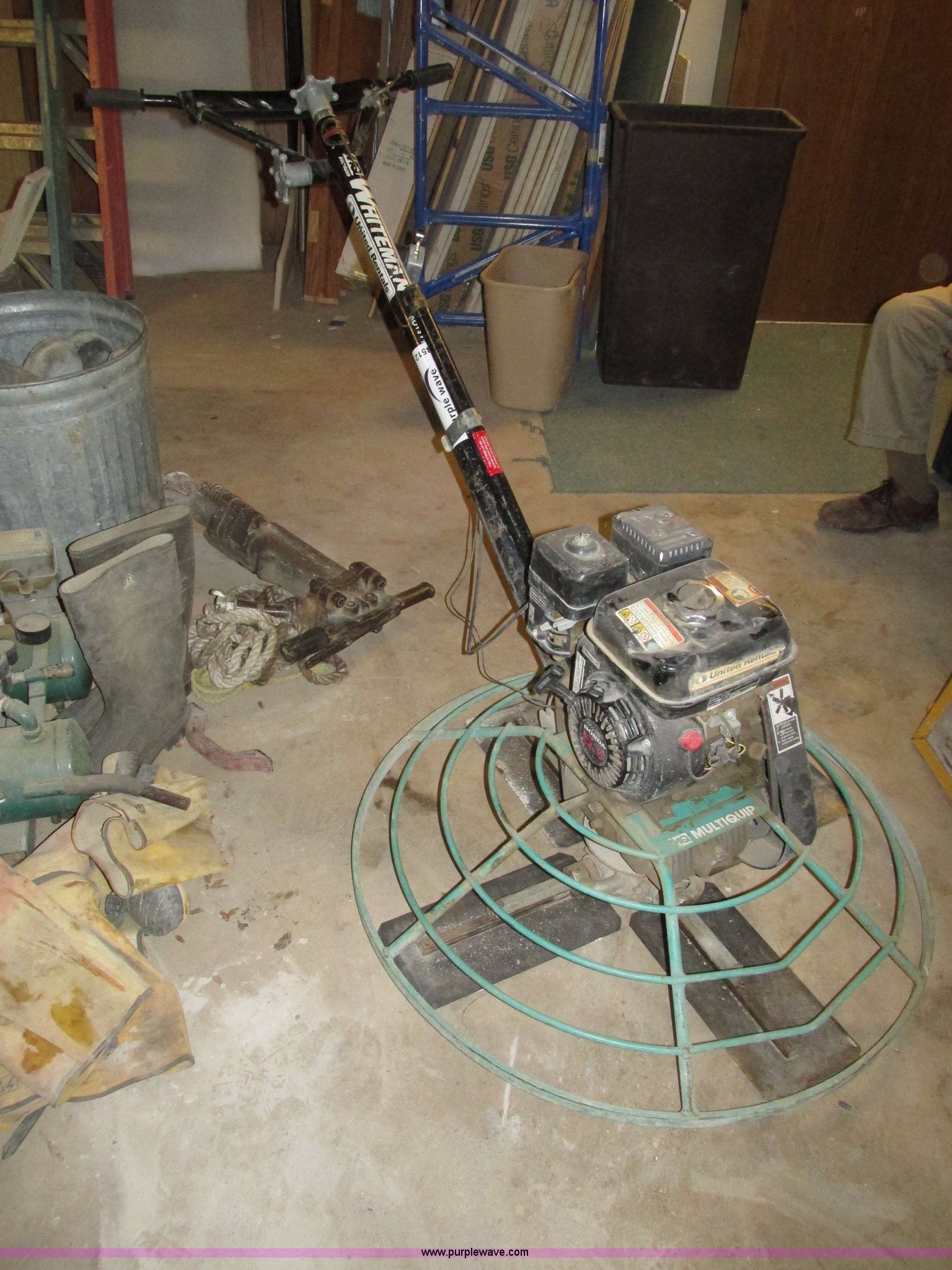 MQ Whiteman JA45H power trowel in Sioux City, IA Item H4512 sold