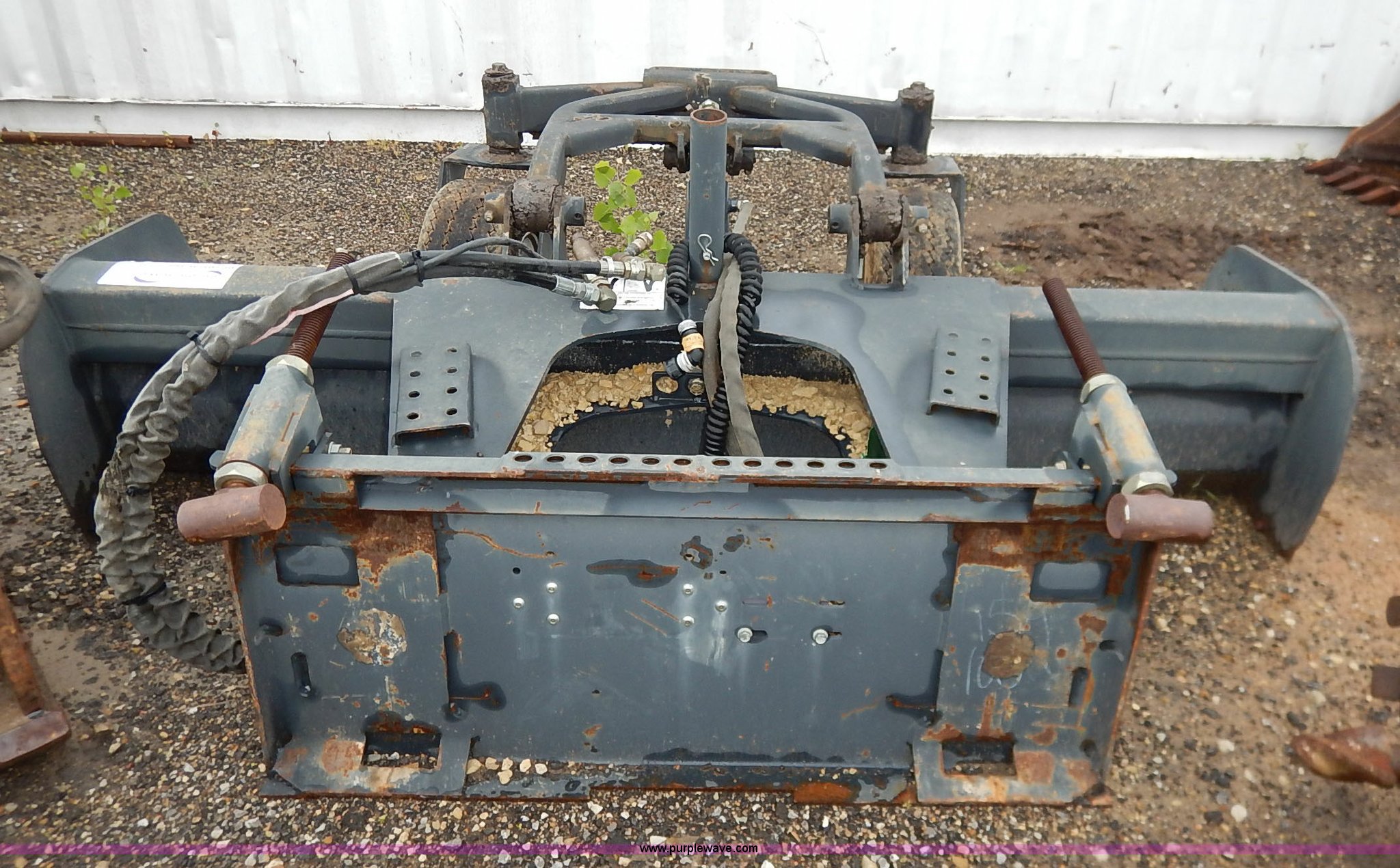 Bobcat box blade laser skid steer attachment in Manhattan, KS Item