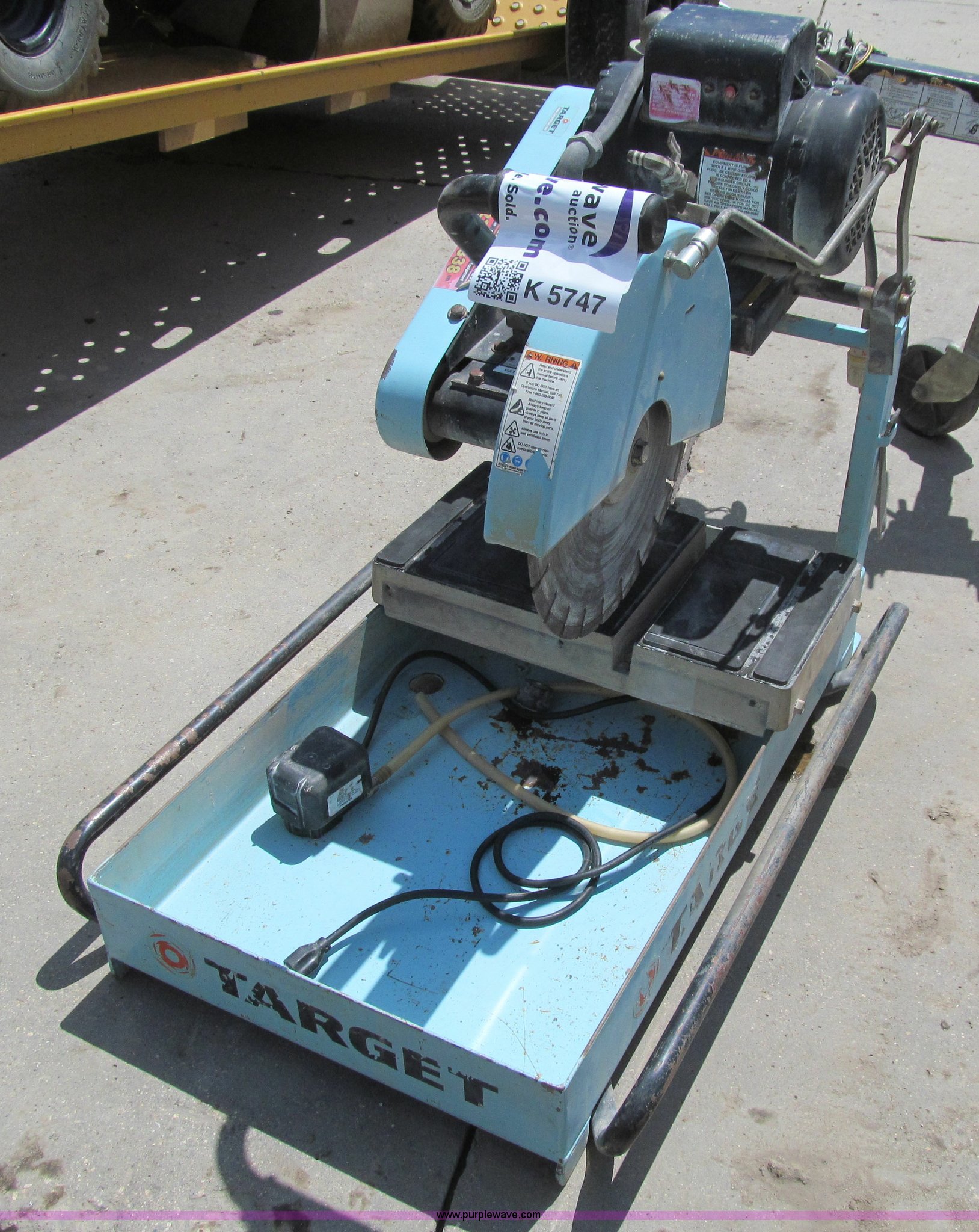 Target brick saw in Waterloo, IA Item K5747 sold Purple Wave