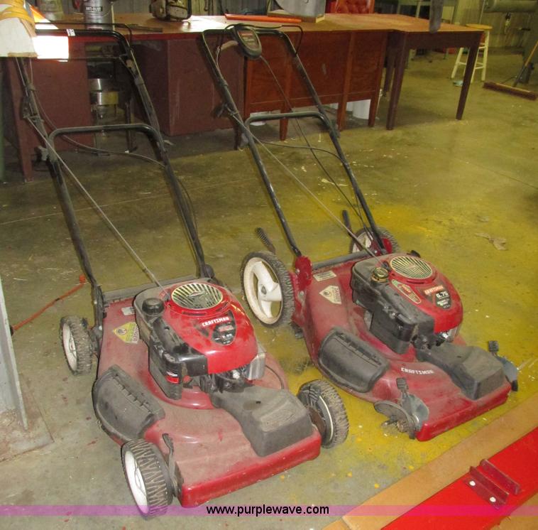 image for item AV9146 (2) Craftsman lawn mowers