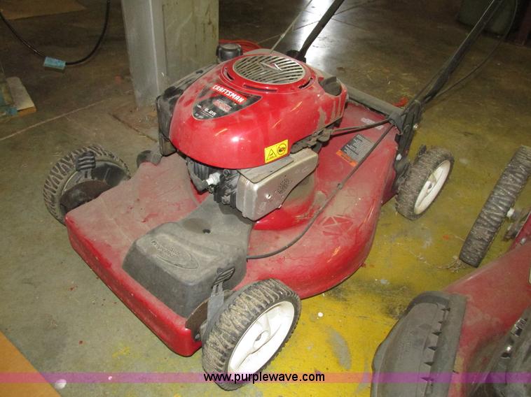 image for item AV9146 (2) Craftsman lawn mowers