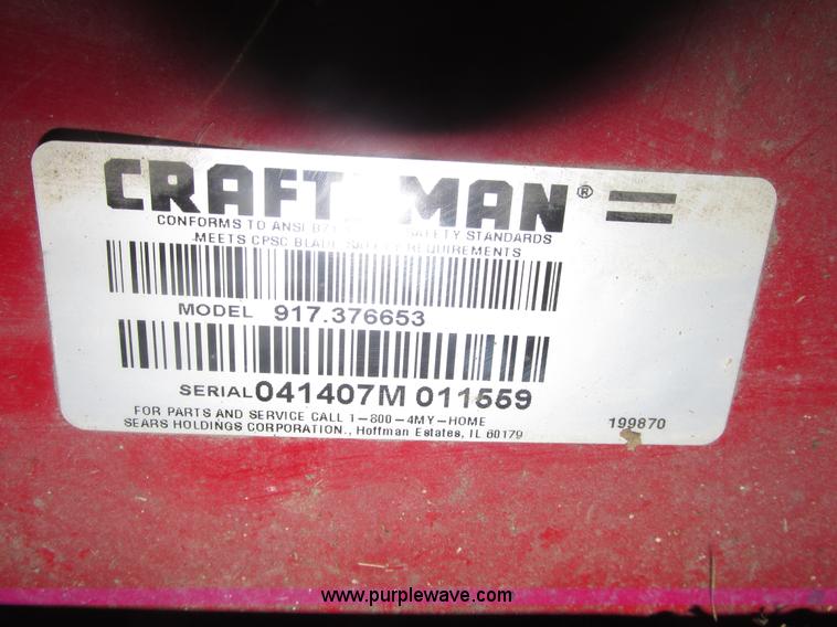 image for item AV9146 (2) Craftsman lawn mowers