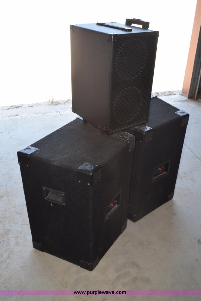 image for item BI9316 PA system and speakers