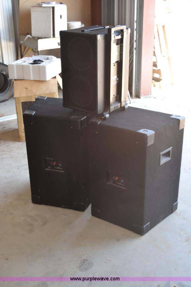 image for item BI9316 PA system and speakers
