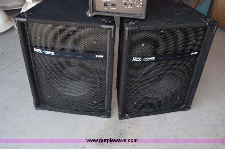 image for item BI9316 PA system and speakers