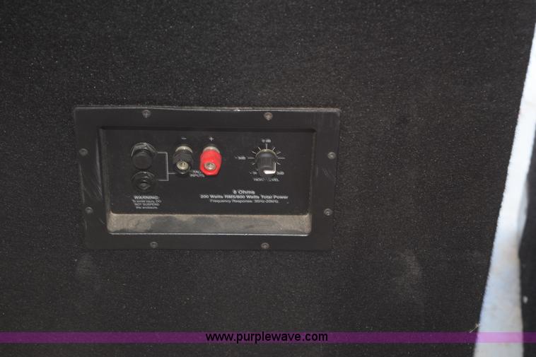 image for item BI9316 PA system and speakers