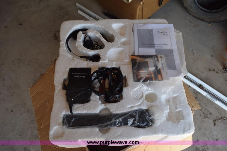 image for item BI9316 PA system and speakers