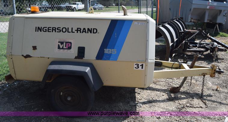 image for item BN9848 Ingersoll Rand 185 air compressor