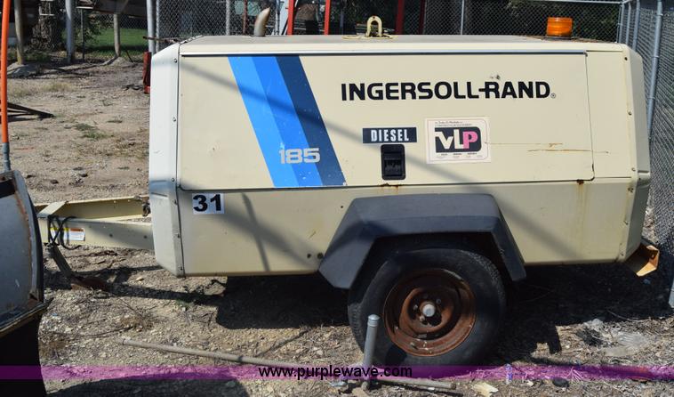 image for item BN9848 Ingersoll Rand 185 air compressor