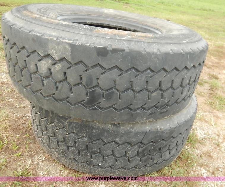 image for item BO9836 (2) Michelin 425/65R22.5 tires