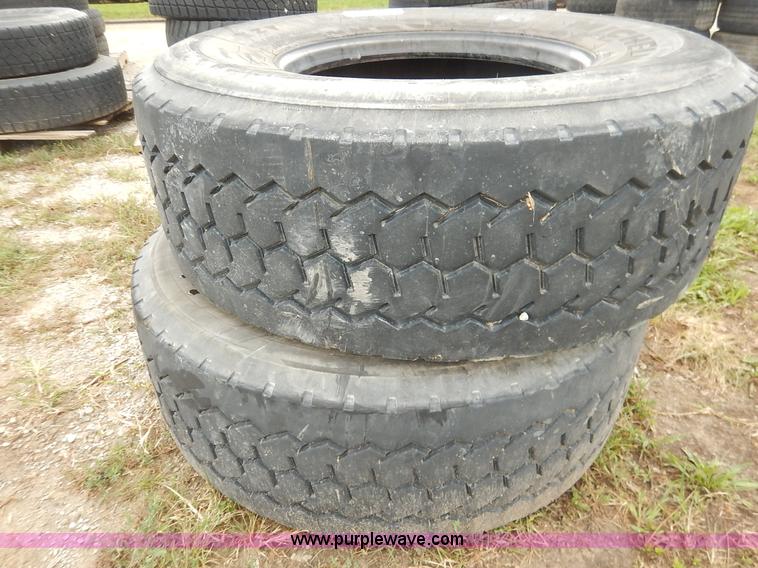 image for item BO9836 (2) Michelin 425/65R22.5 tires