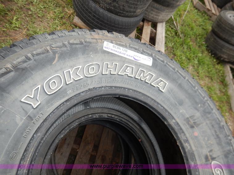 image for item BO9838 (3) Yokohama 265/75R16 tires