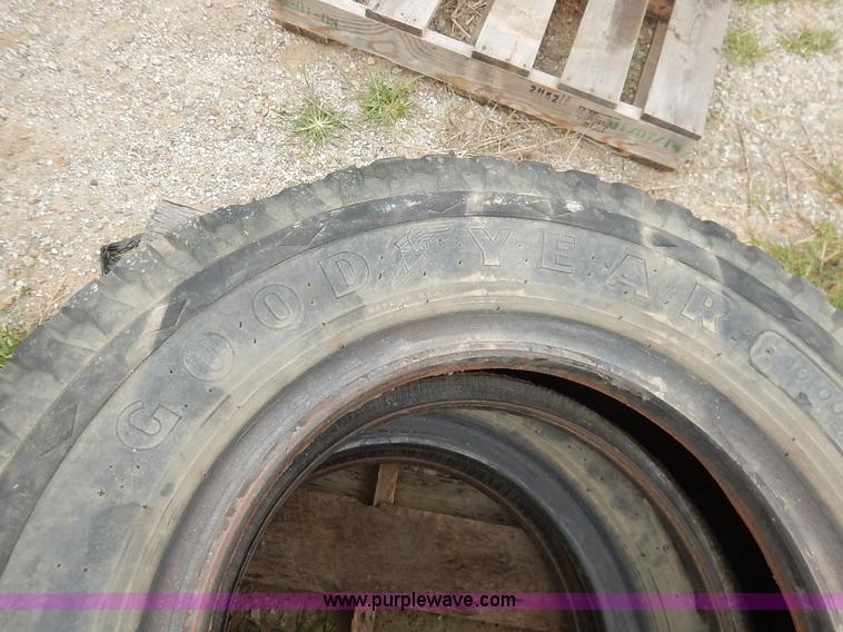 image for item BO9840 (2) Goodyear 10.00-20 tires