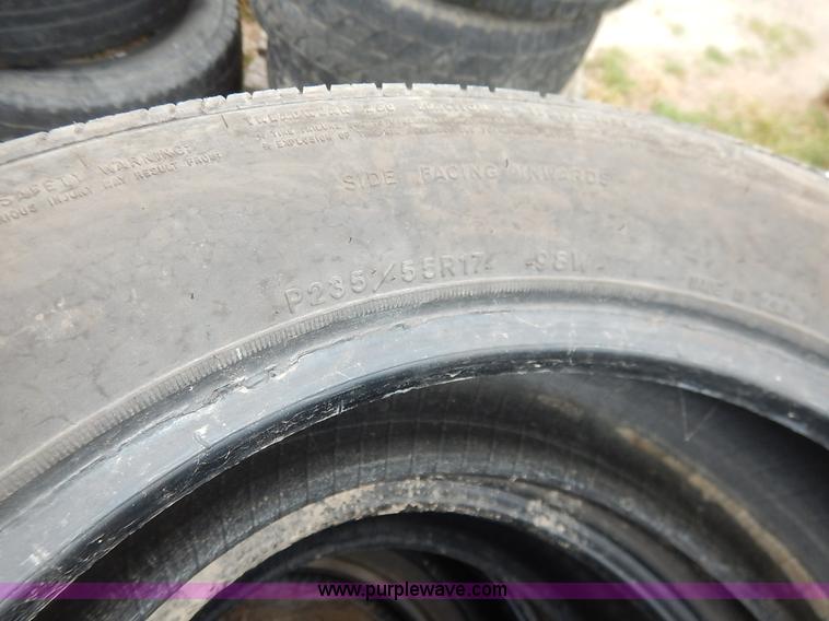 image for item BO9842 (8) Goodyear 235/55R17 tires