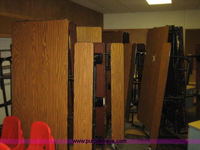 image for item D1649 (6) folding lunch tables