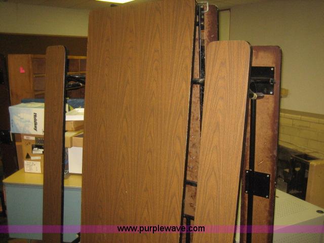 image for item D1649 (6) folding lunch tables