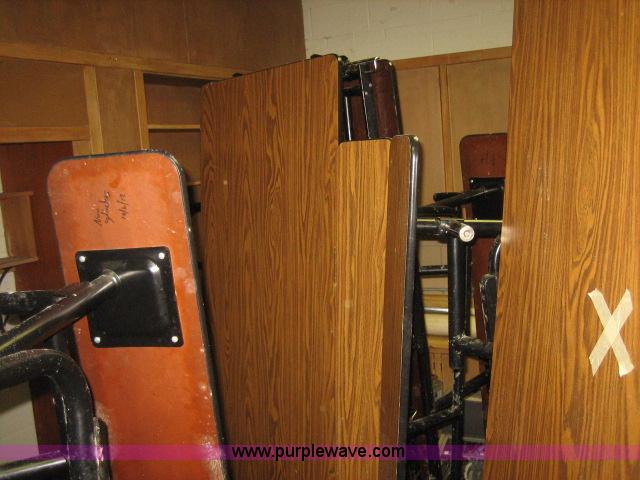 image for item D1649 (6) folding lunch tables