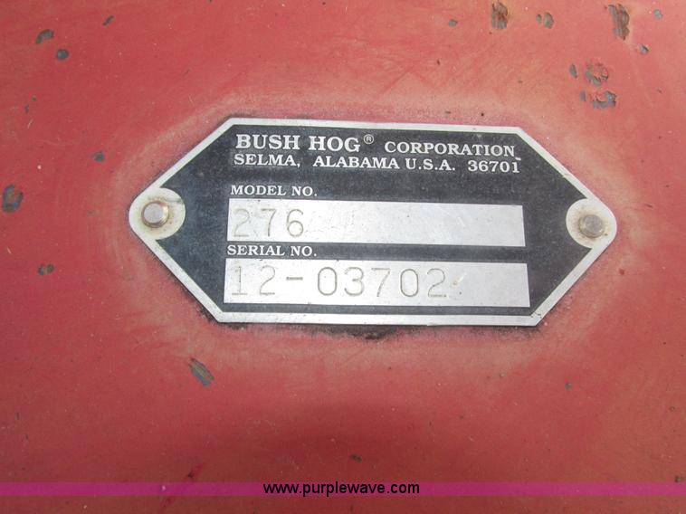 image for item H4515 Bush Hog 276 rotary mower