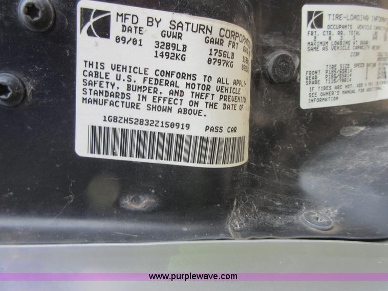 image for item I2032 2002 Saturn SL SL1