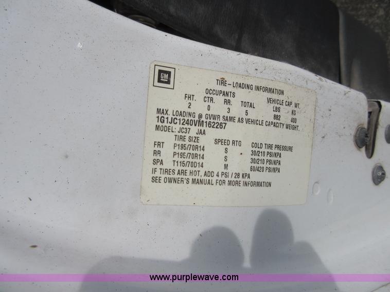 image for item I2033 1997 Chevrolet Cavalier