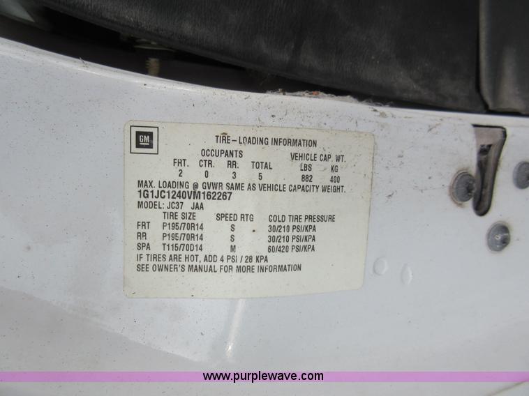 image for item I2033 1997 Chevrolet Cavalier