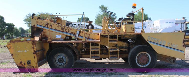 image for item J5816 1991 W.H. Manufacturing WHS chip spreader