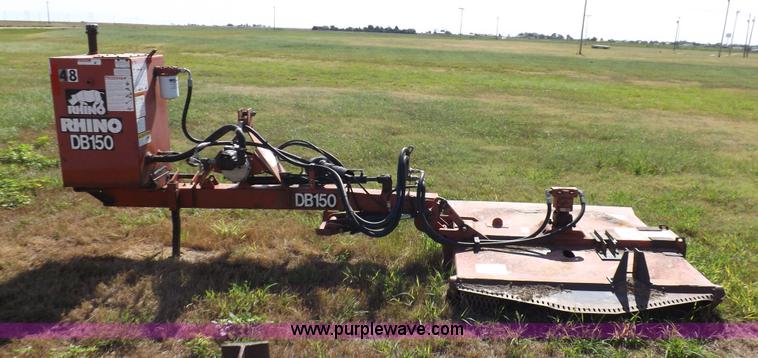 image for item J6893 Rhino DB150 off-set rotary mower