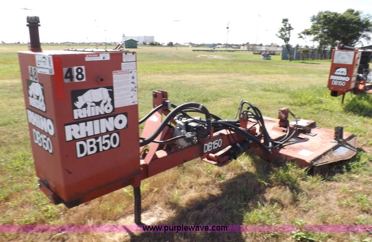 image for item J6893 Rhino DB150 off-set rotary mower