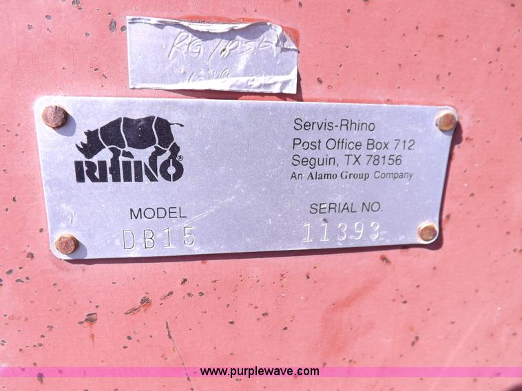 image for item J6893 Rhino DB150 off-set rotary mower