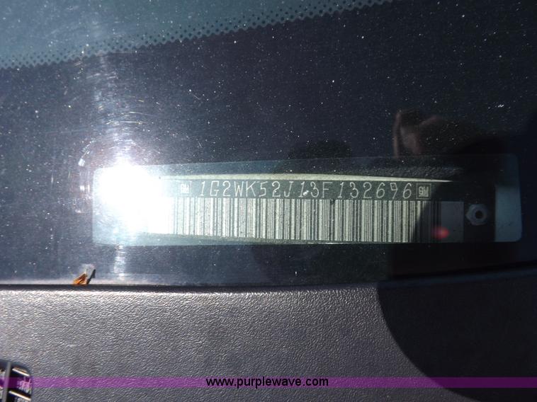 image for item J6917 2003 Pontiac Grand Prix SE