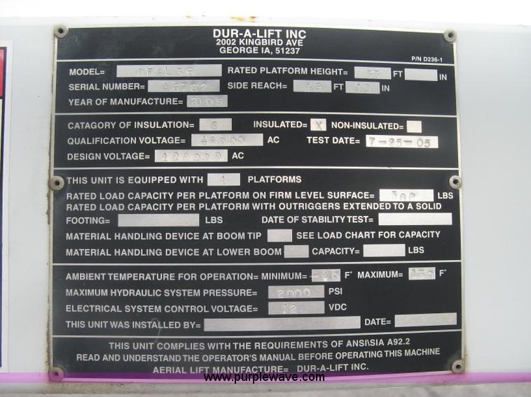 image for item K8711 2006 Ford F450 Super Duty XL bucket truck