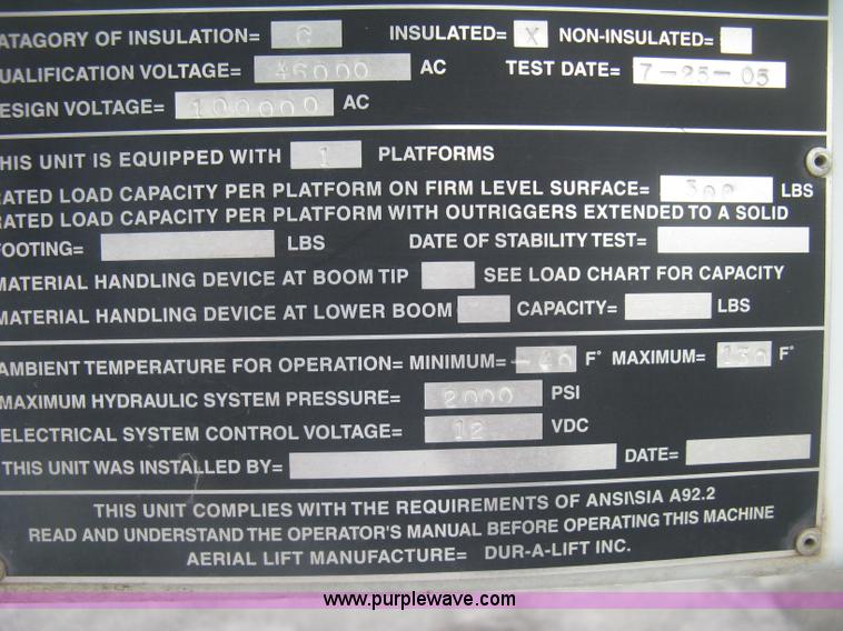 image for item K8711 2006 Ford F450 Super Duty XL bucket truck