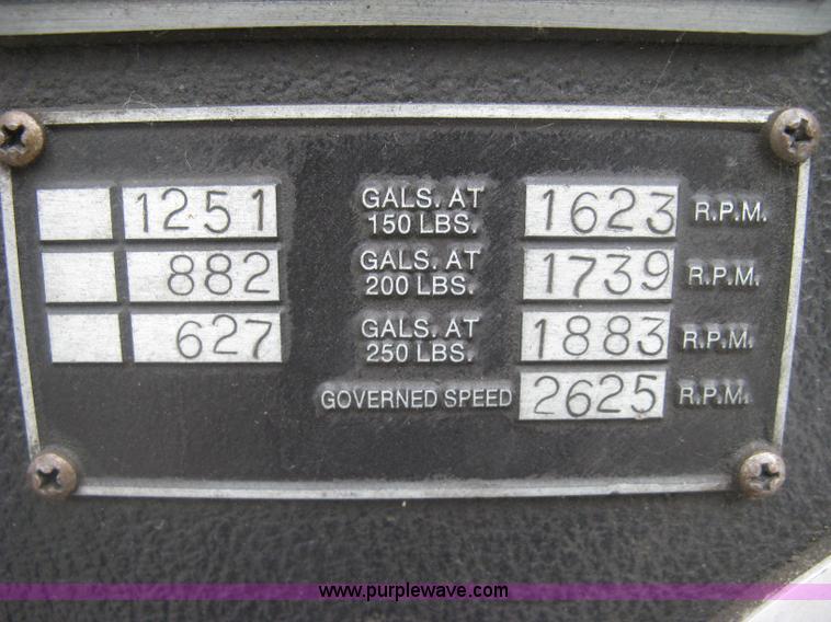 image for item K8714 1995 International 4900 pumper fire truck