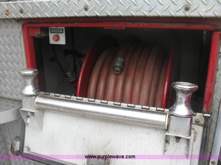 image for item K8714 1995 International 4900 pumper fire truck