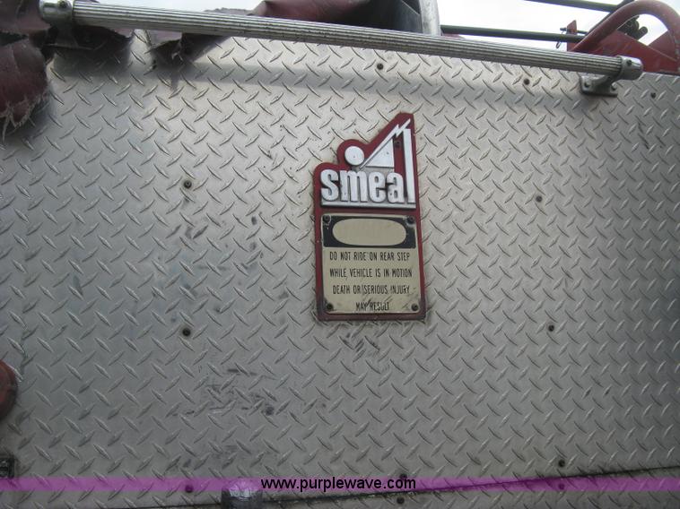 image for item K8714 1995 International 4900 pumper fire truck