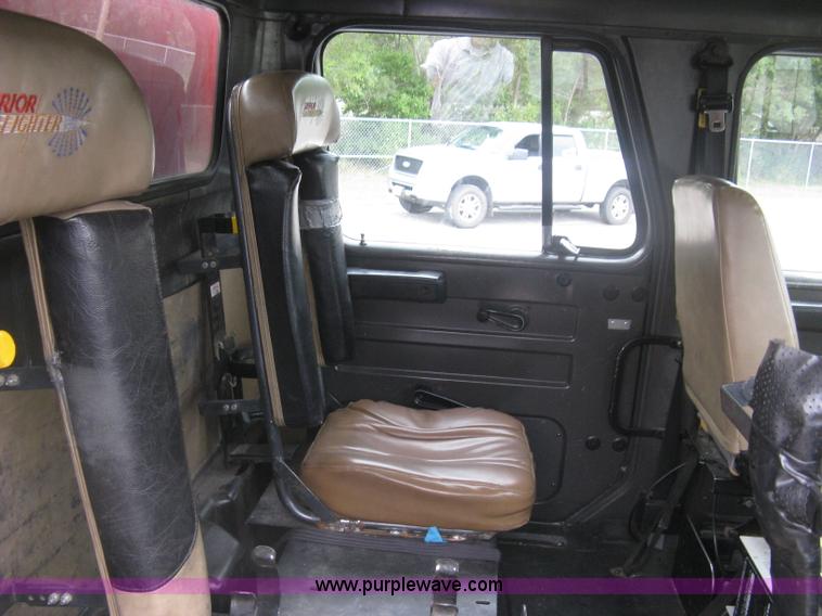 image for item K8714 1995 International 4900 pumper fire truck