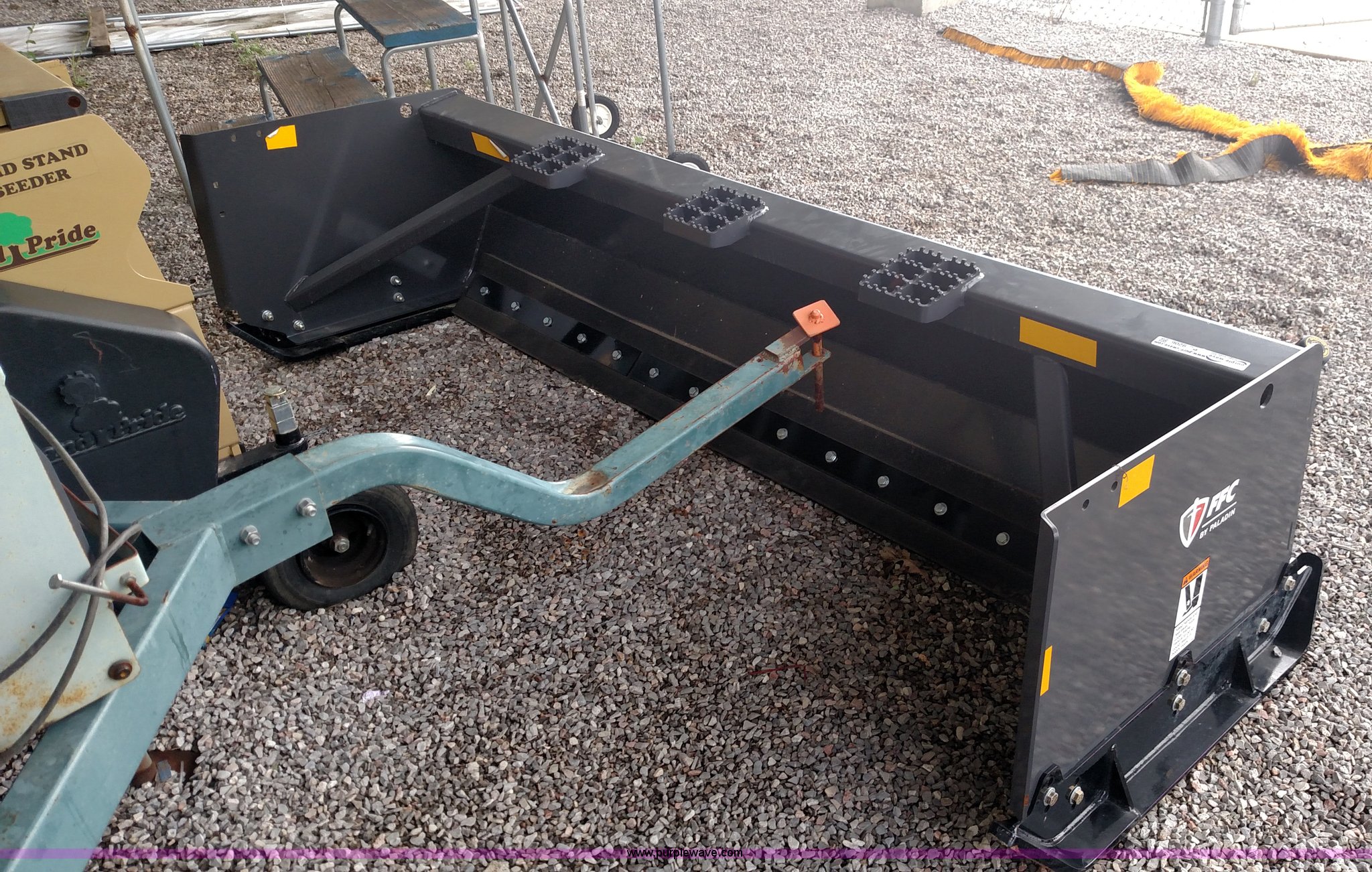 FFC snow plow box blade skid steer attachment in Andover, KS Item