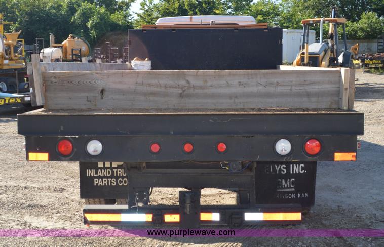 image for item BM9332 1997 International 4700 flat dump bed truck