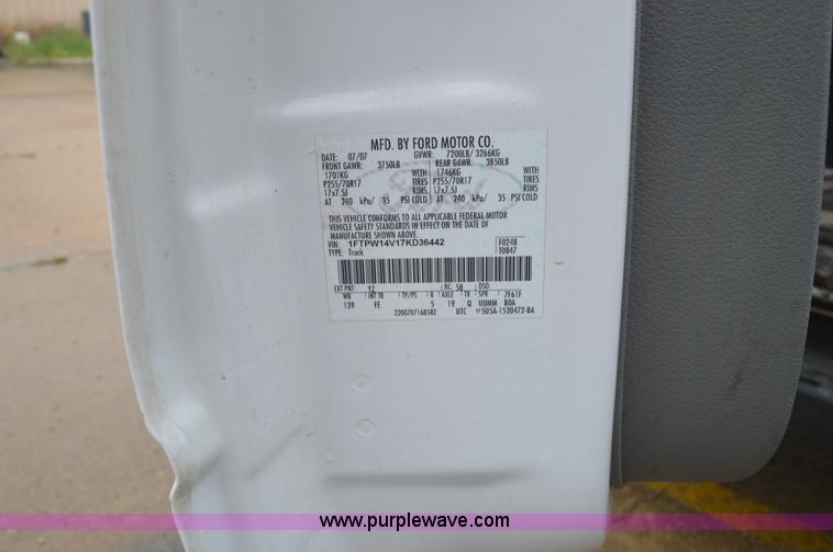 image for item BM9343 2007 Ford F150 SuperCrew pickup truck