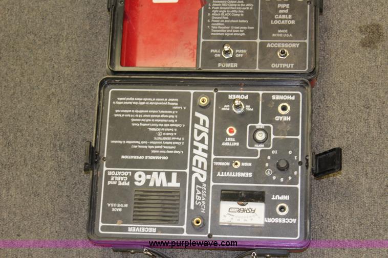 image for item BQ9350 Fisher TW-6 pipe and cable locator