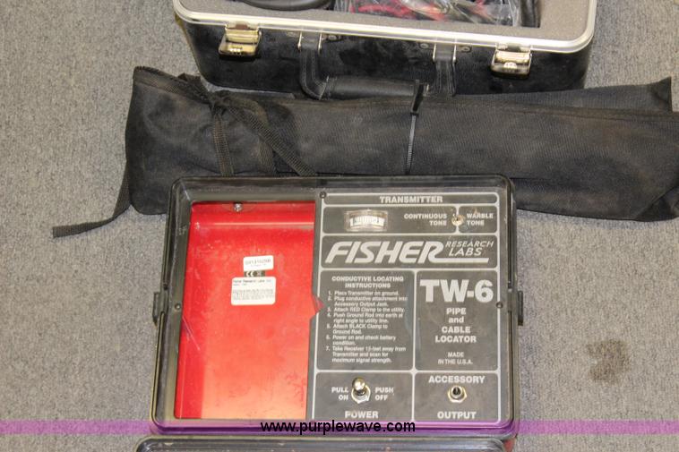 image for item BQ9350 Fisher TW-6 pipe and cable locator