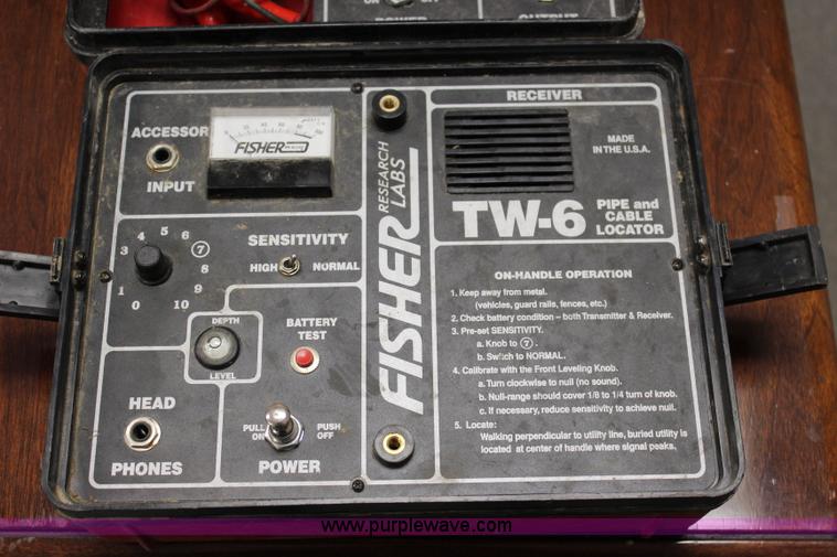 image for item BQ9353 (3) Fisher Tw-6 pipe and cable locators